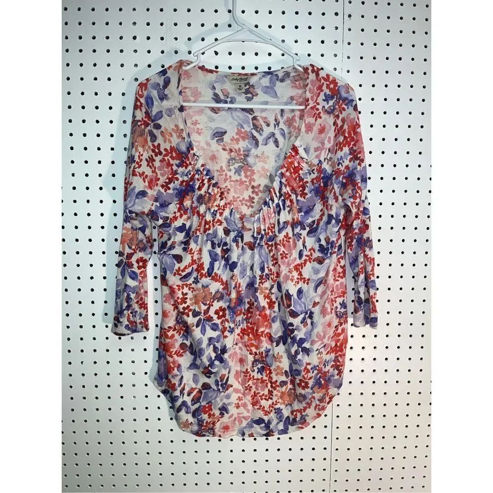 Lucky Brand floral blouse